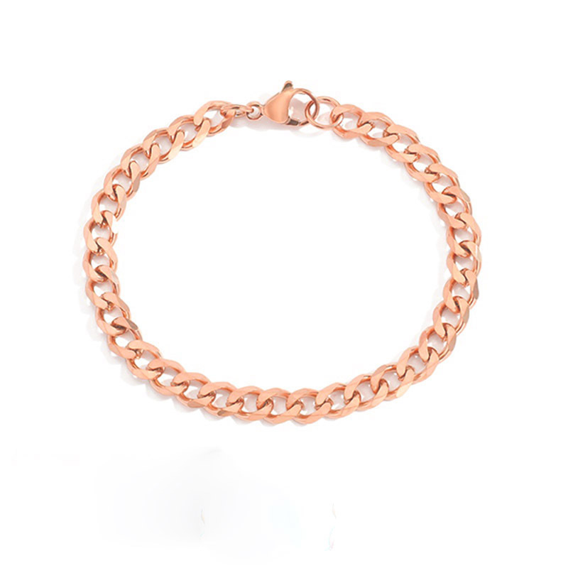 Rose Gold 6 mm-19 cm