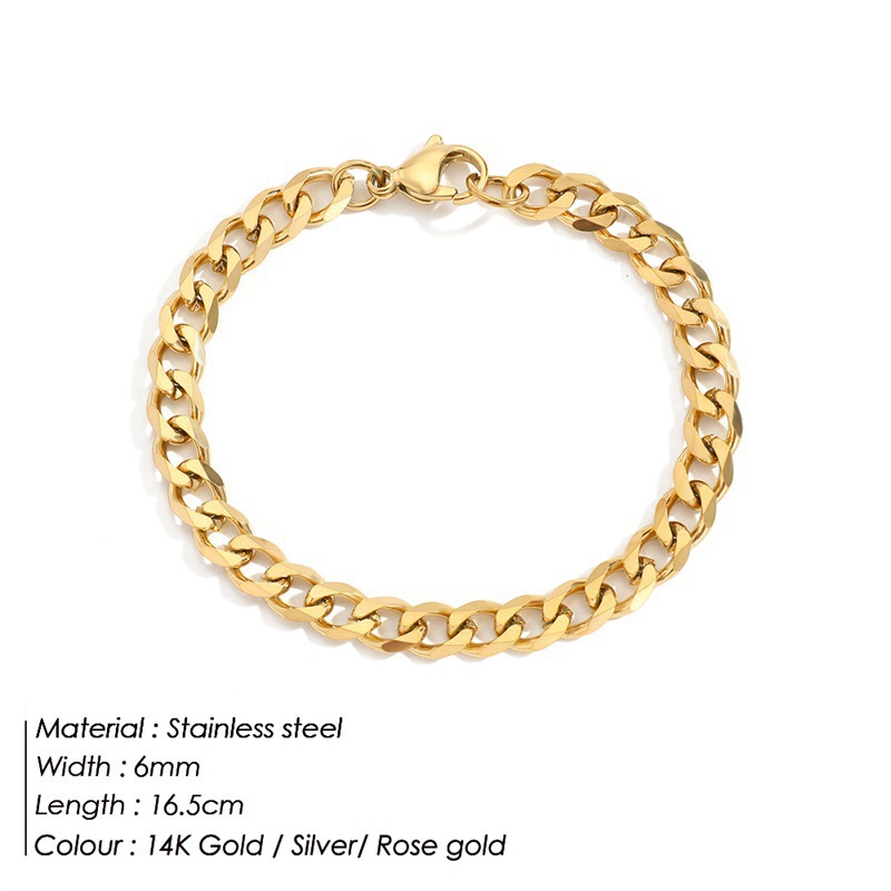 11:Gold 6mm-16.5 cm