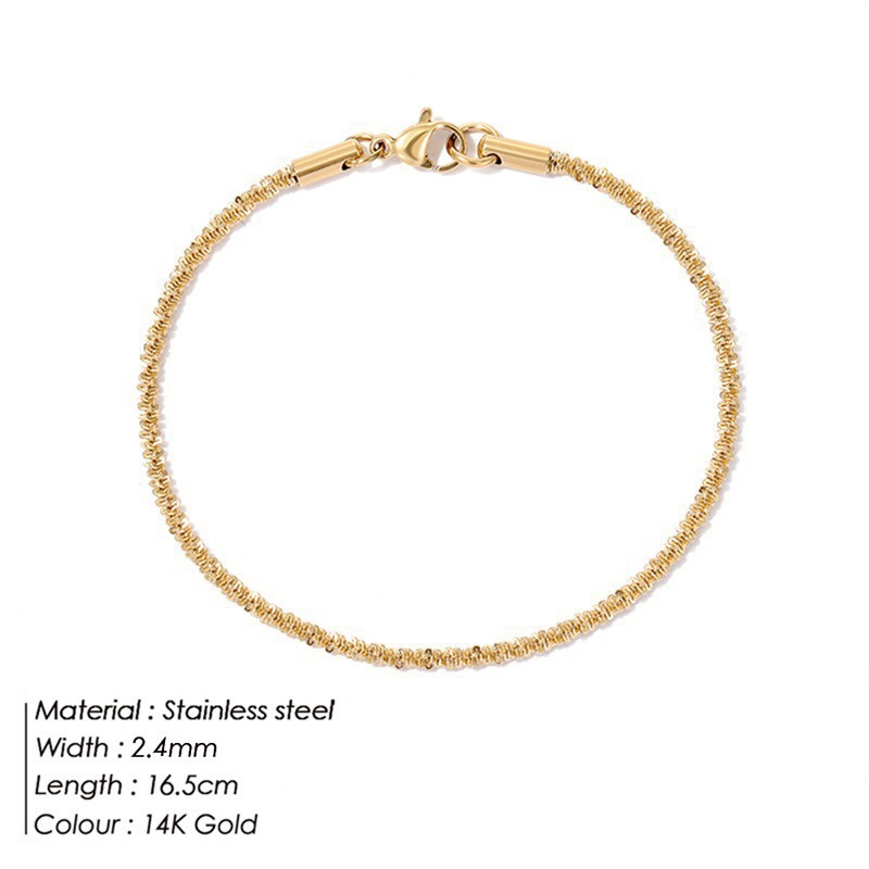 Bracelet-16.5 cm gold