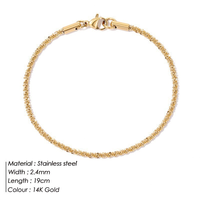 5:BRACELET-19CM gold