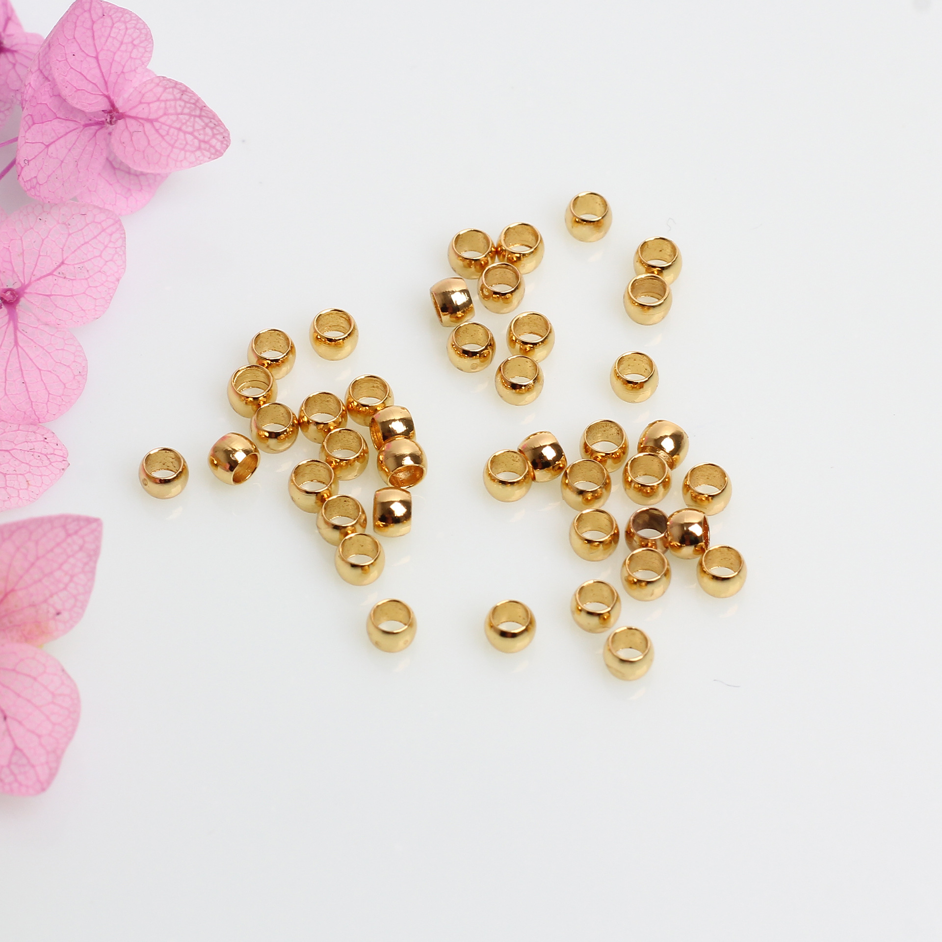 18K gold plated 2.0mm (10g about 800 PCS)