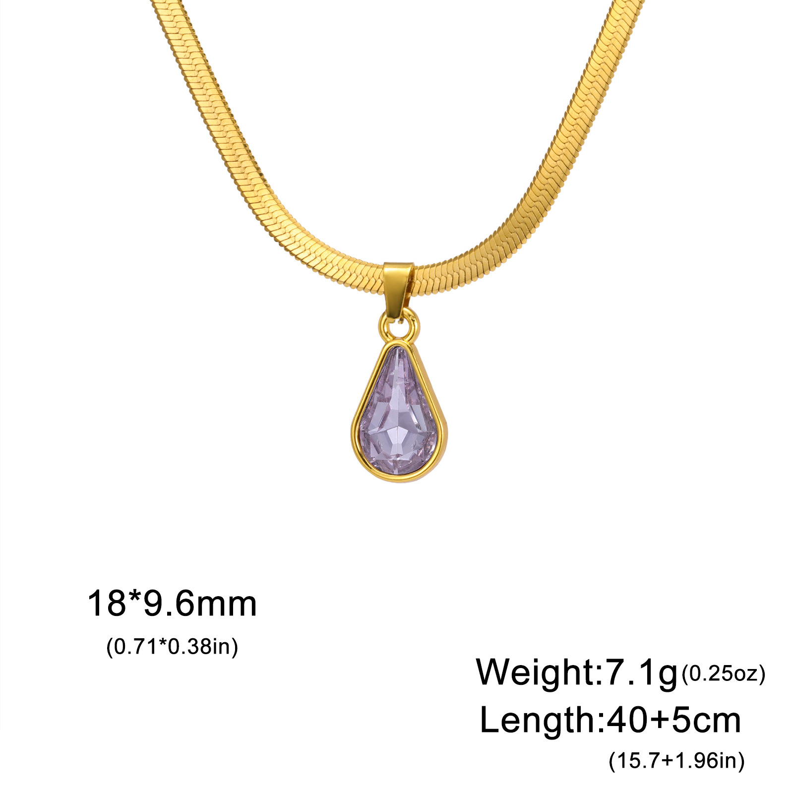 Golden violet crystal