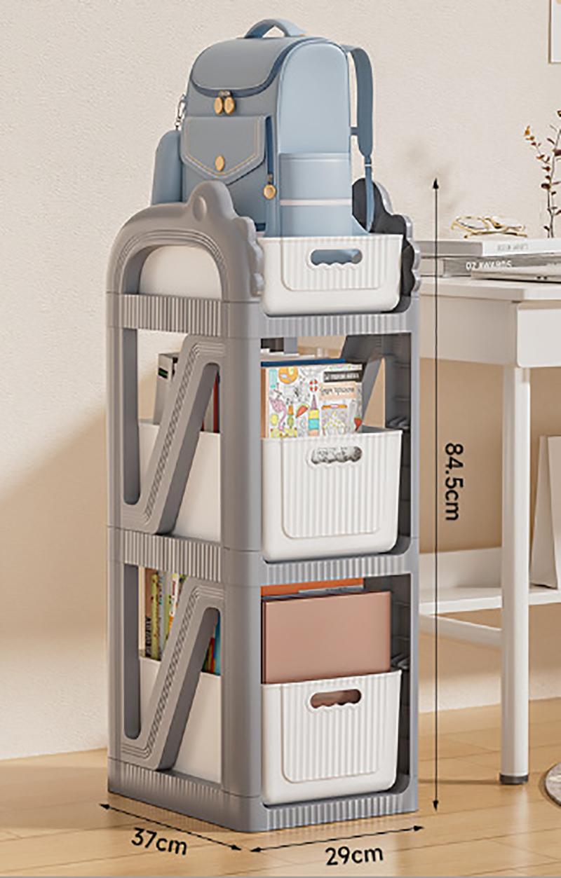 Three-layer Backpack Rack - Grey (without wheel)