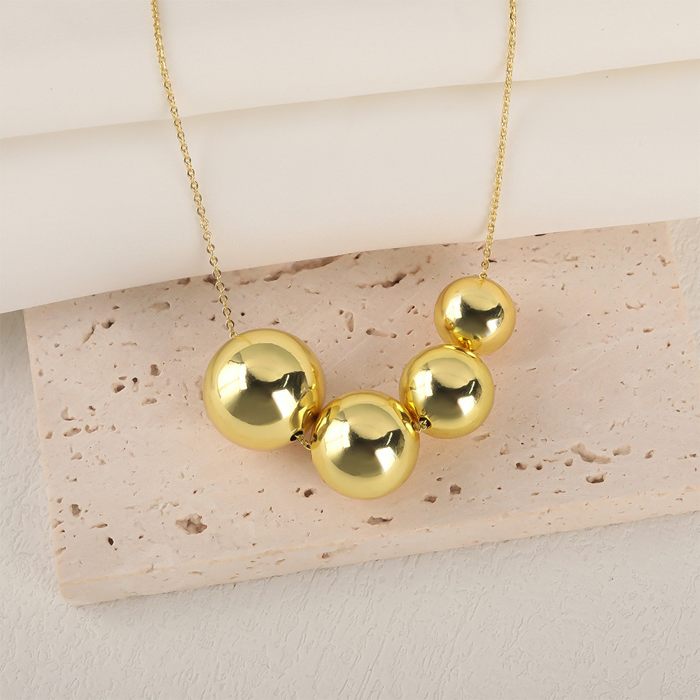 Gold beads-1.17 cm