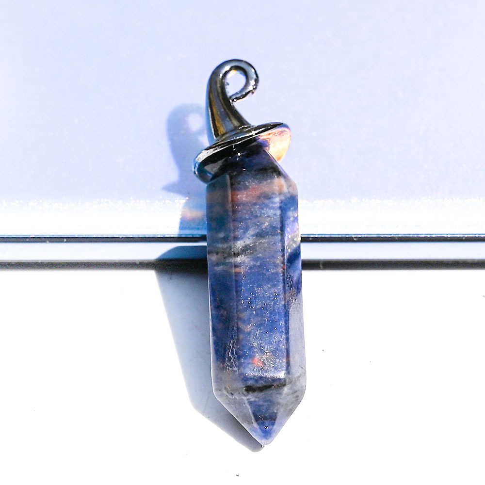 11:Hexagonal prism double cusp sodalite about 10*40mm