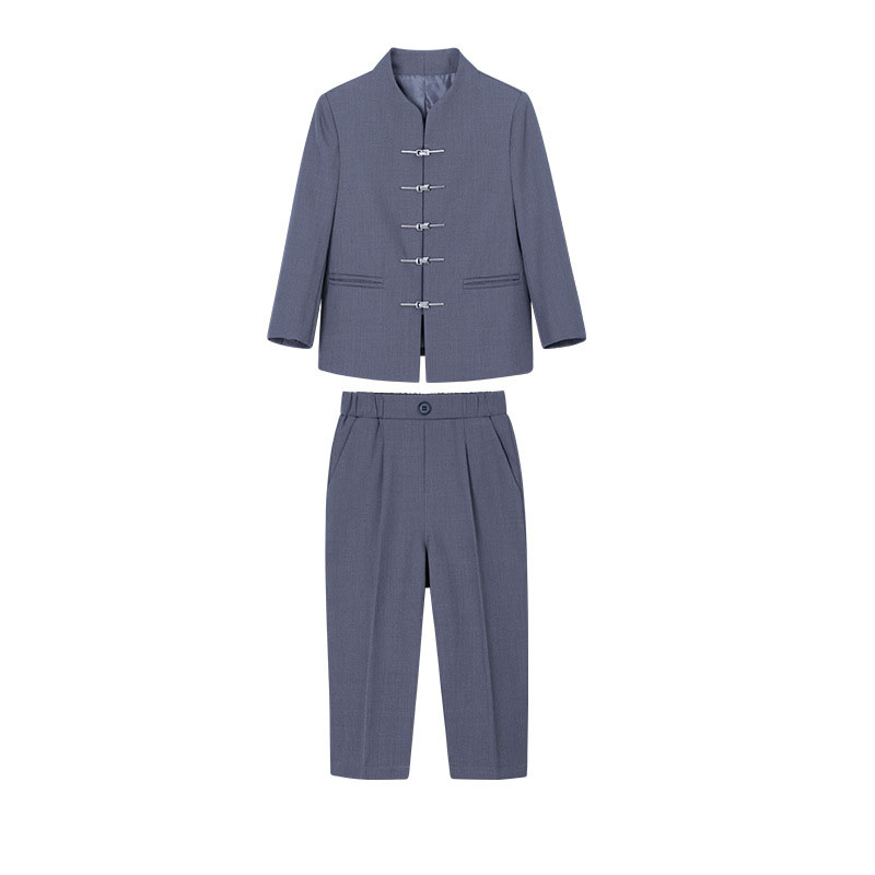 Grey two-piece set (Jacket and trousers)