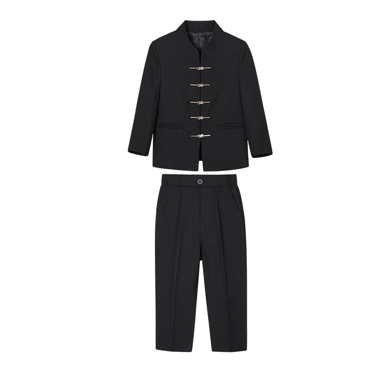 Black two-piece set (Jacket and trousers)