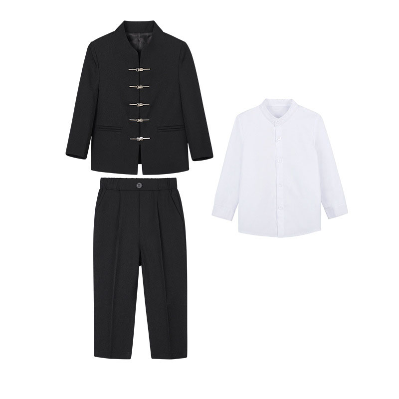 Black 3-piece set (Shirt , Jacket and pants)