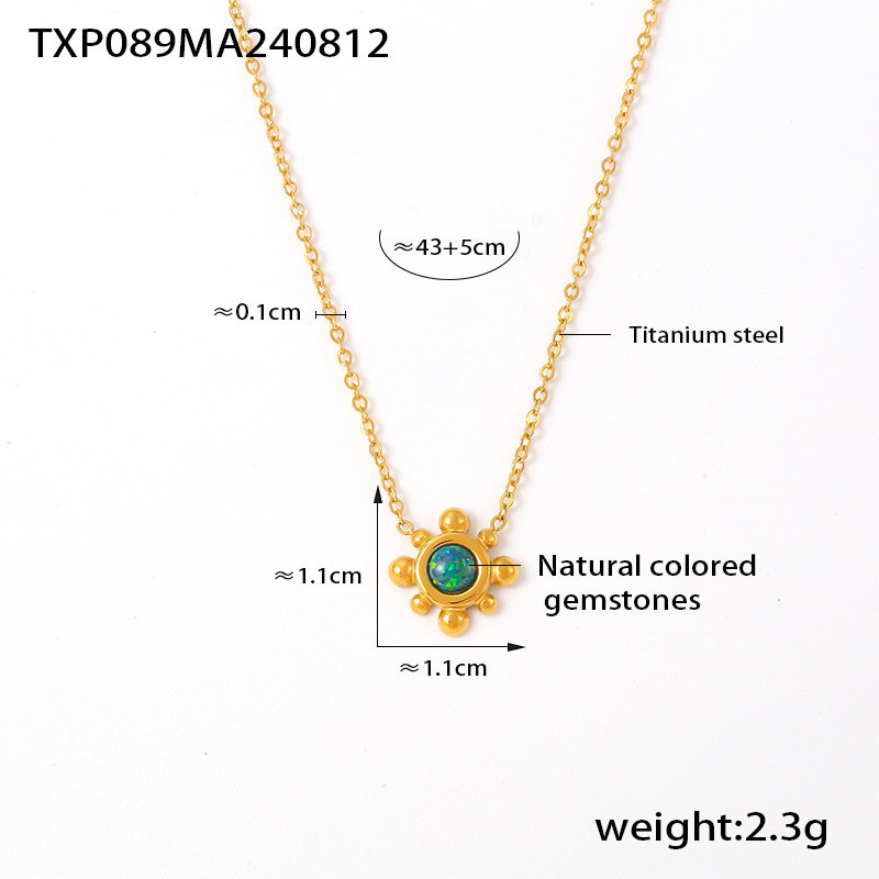 TXP089- Gold necklace 