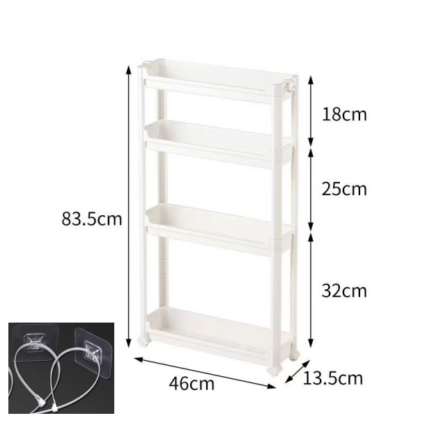 13.5 Four-Layer Narrow Cabinet 83.5 height   Fixed stickers