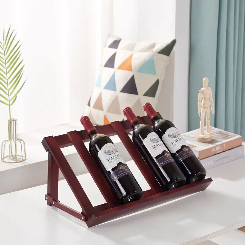 5 bottles 49cm long - wine red