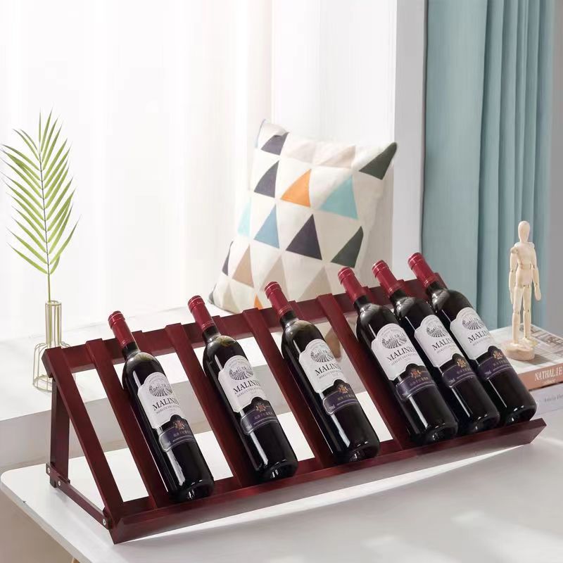 9 bottles 85cm long - wine red