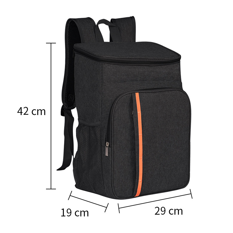 Backpack thermal bag match color black