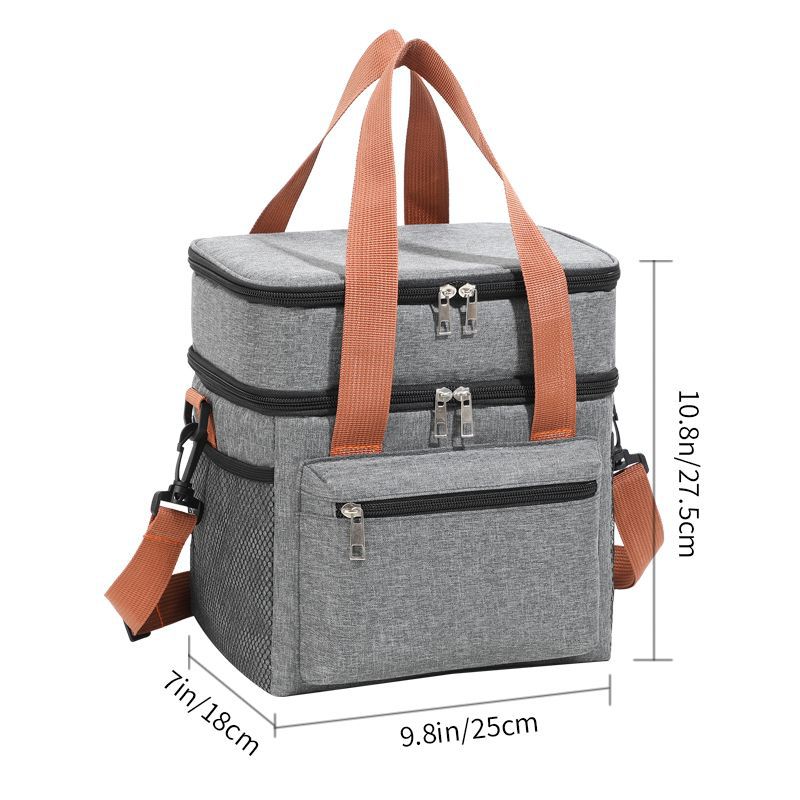 TG14 Double thermal insulation bag grey