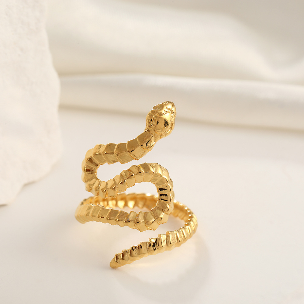 Golden horned snake