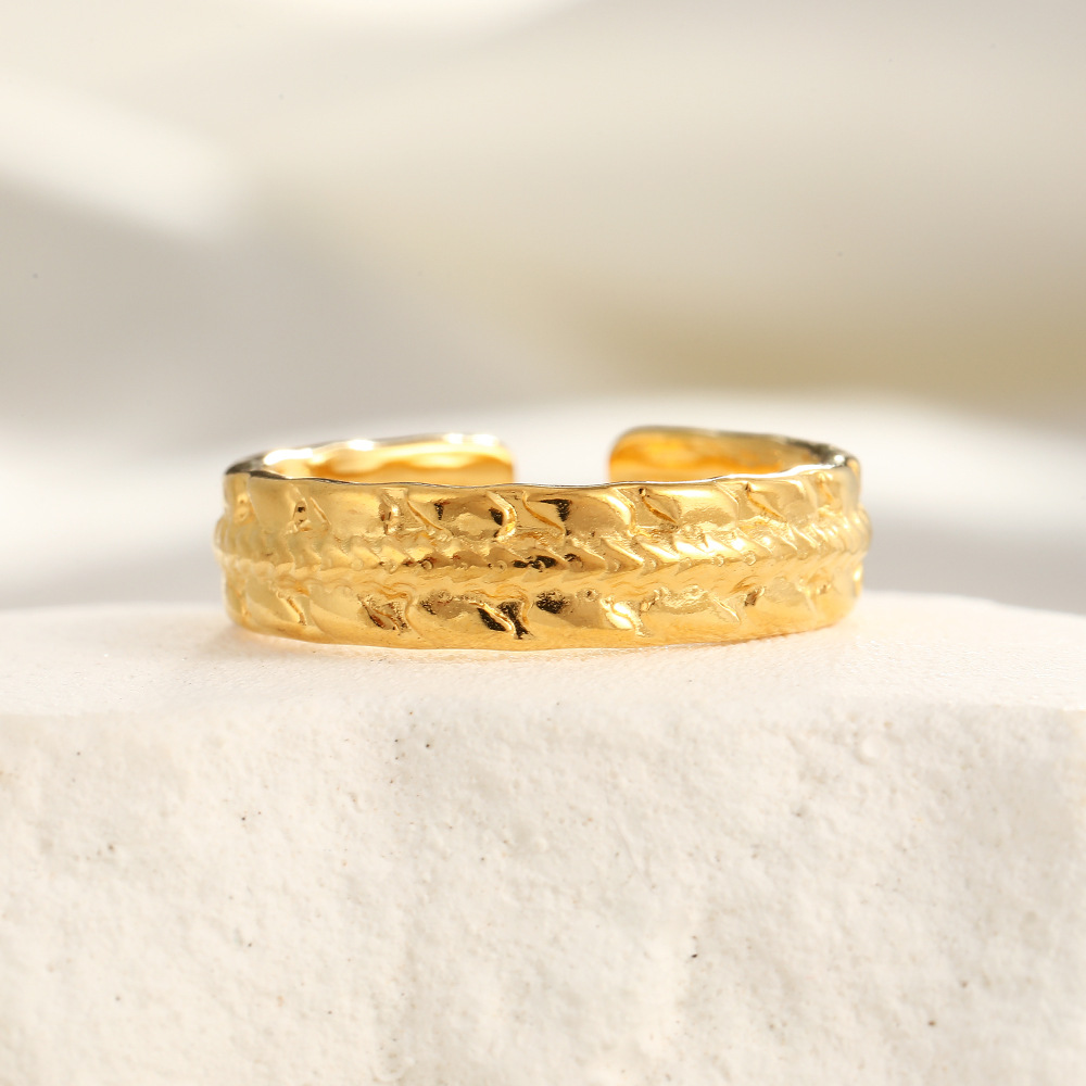 18k real gold ring