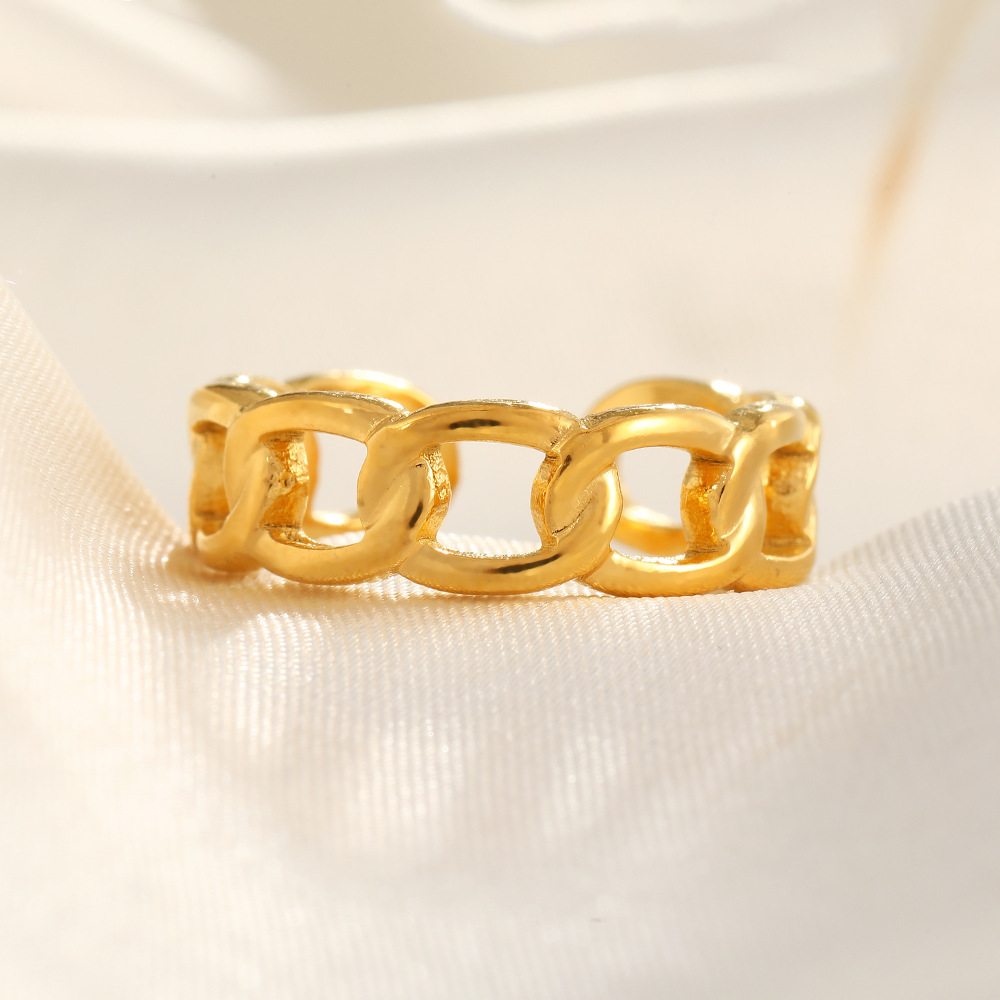 18k real gold ring 2