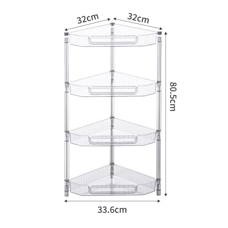 Model F -4 layers - Triangle design makes full use of corner space