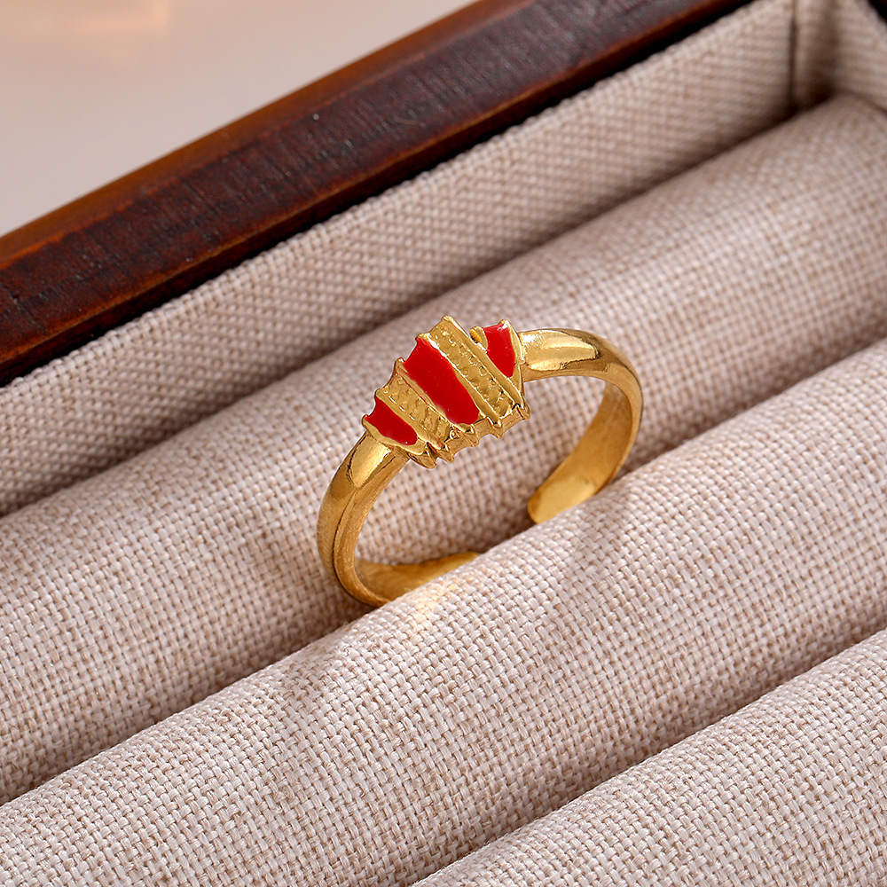 18k gold red