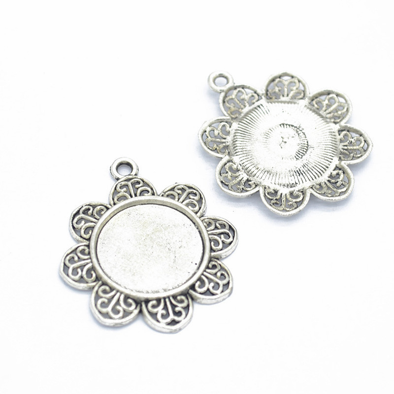 2 antique silver color