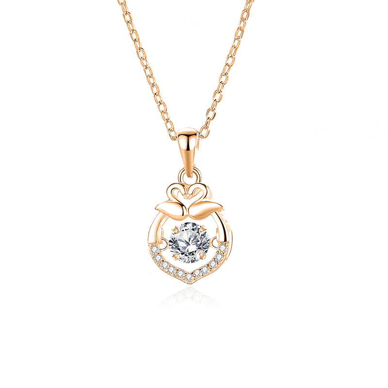 FDTD-022- Zircon white diamond rose gold