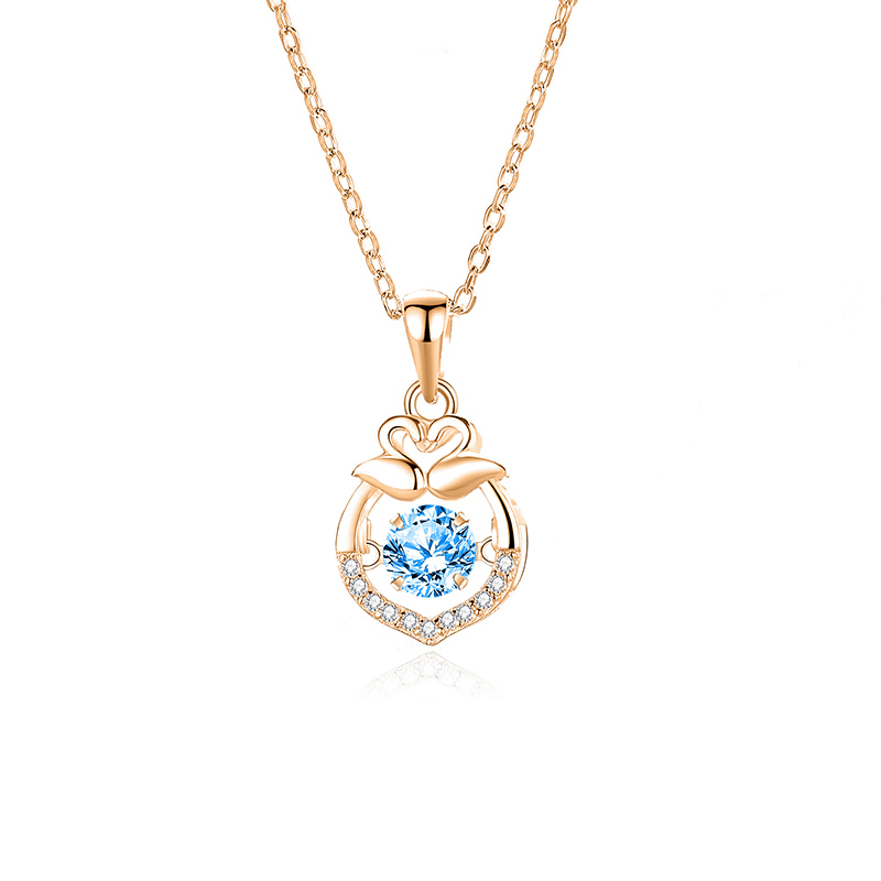 4:FDTD-022- Zircon Blue diamond rose gold