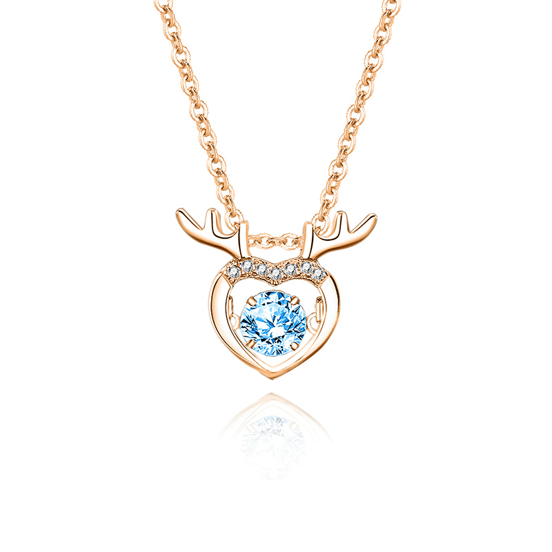 8:FDTD-002 (Zircon Sea Blue diamond Rose gold)