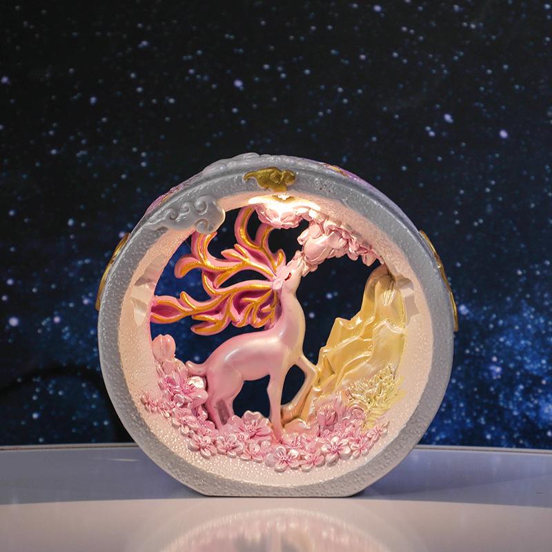 Ring deer night light