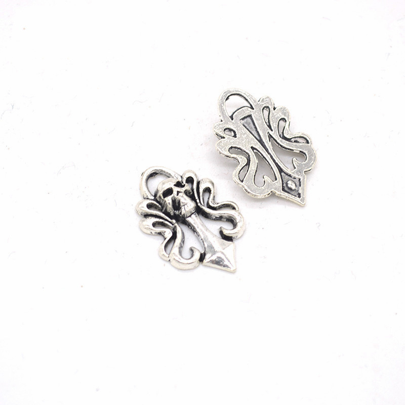 2 antique silver color