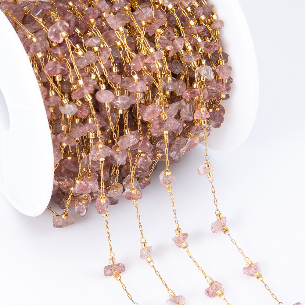 Gold chain - Pink