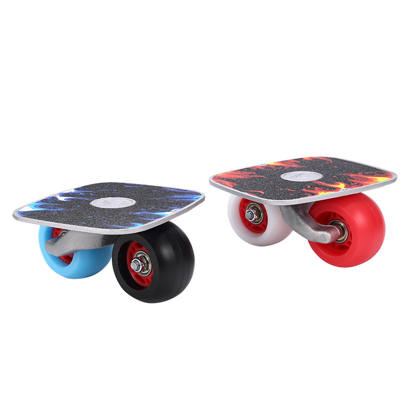 S frame aluminum plate red blue flame sandpaper four-color arc wheel