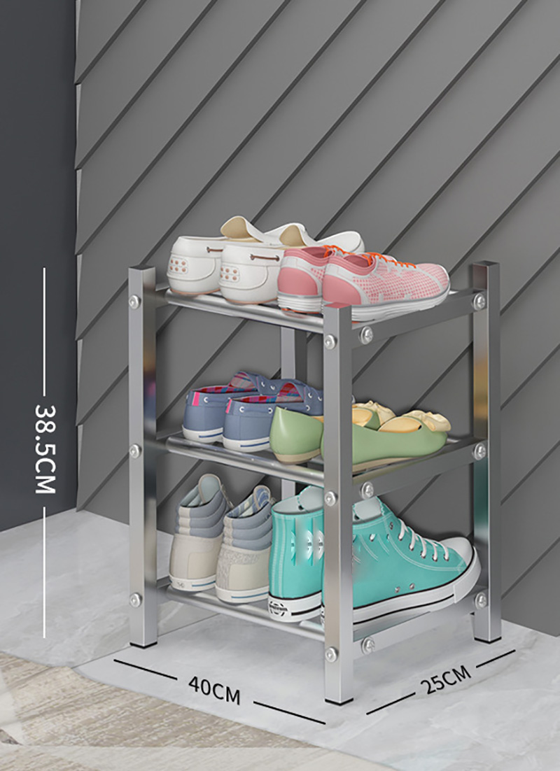 Shoe rack light three layers 40cm