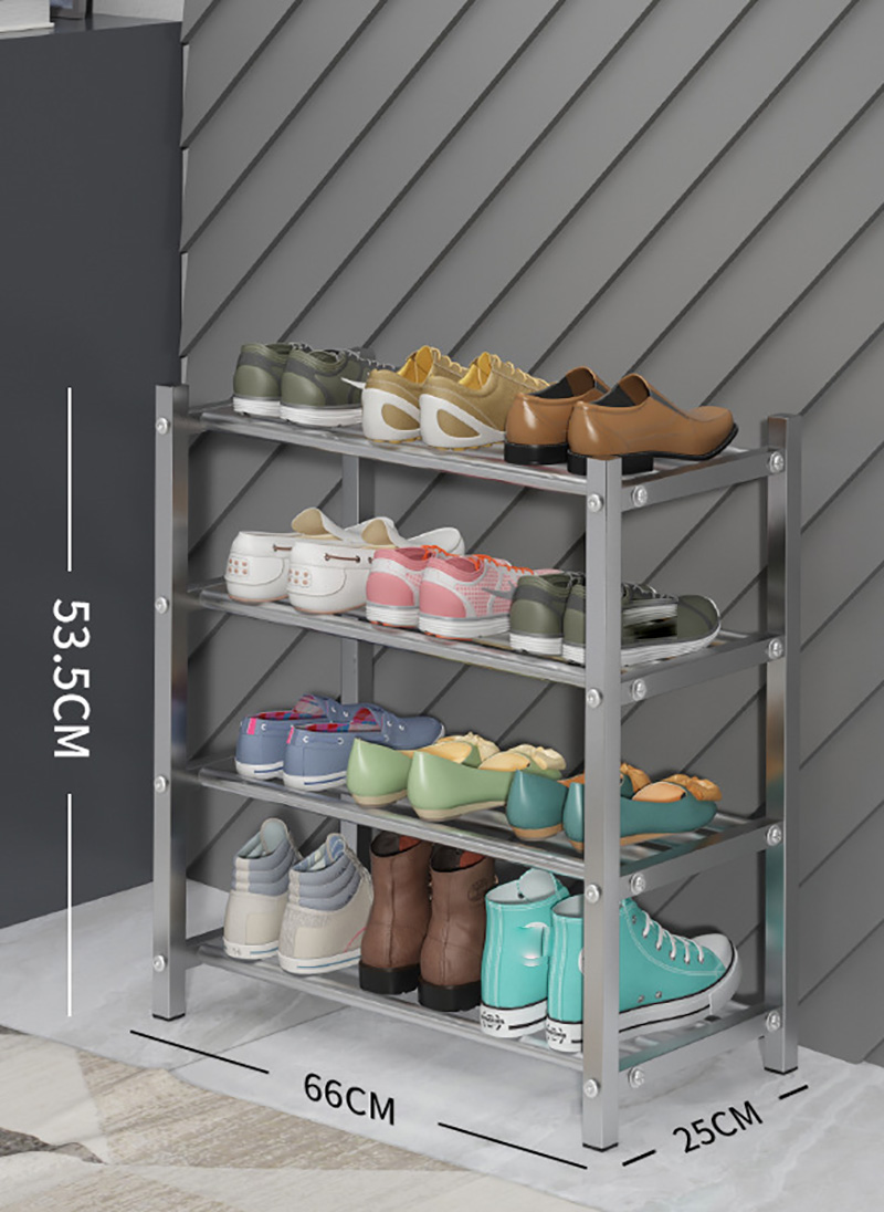 Shoe rack light four layers 66cm