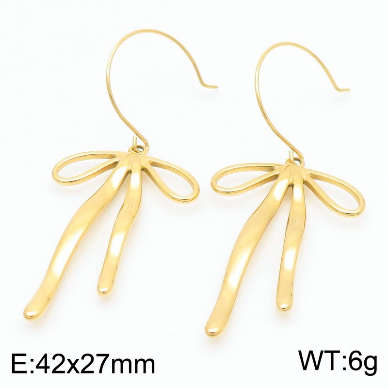 Gold earrings