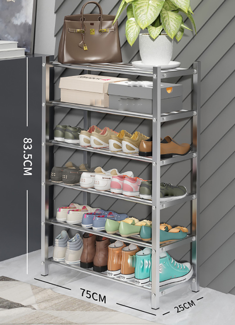 Shoe rack light six layers 75cm