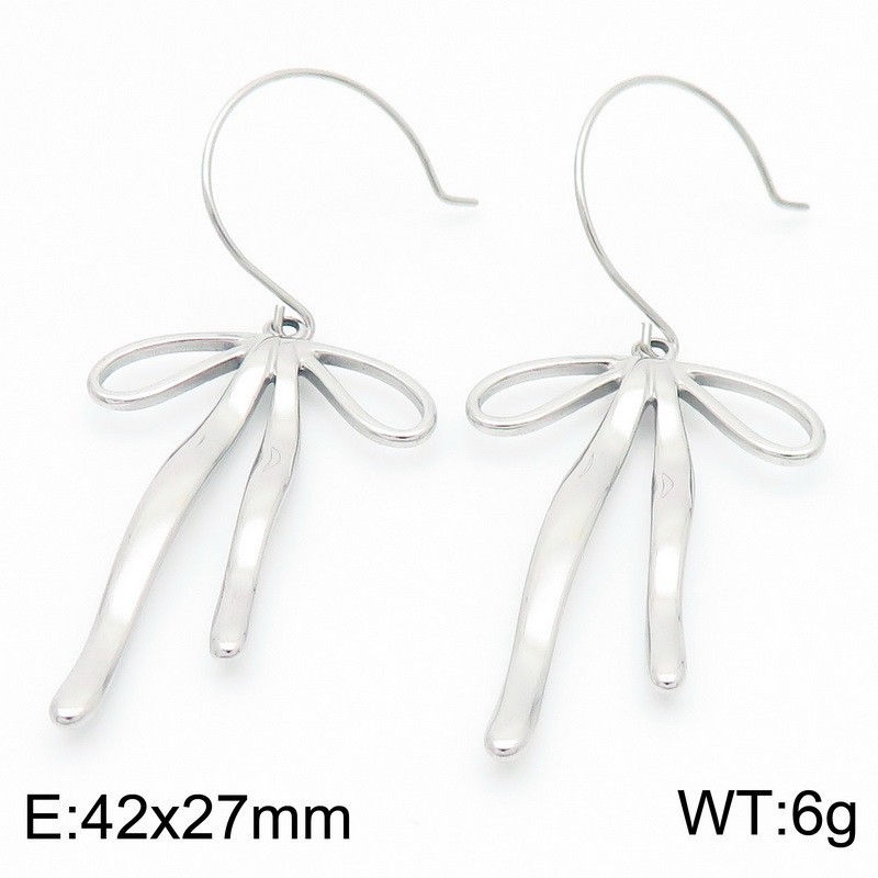 Steel earrings