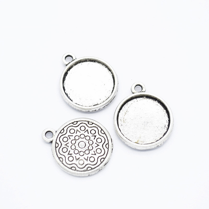 2 antique silver color