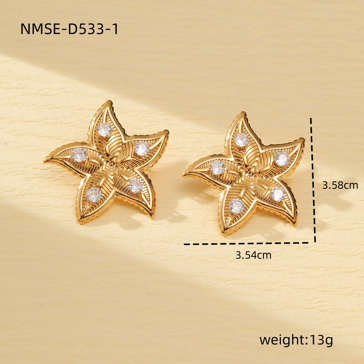 1:Starfish earrings