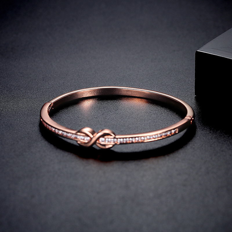 1 rose gold color plated