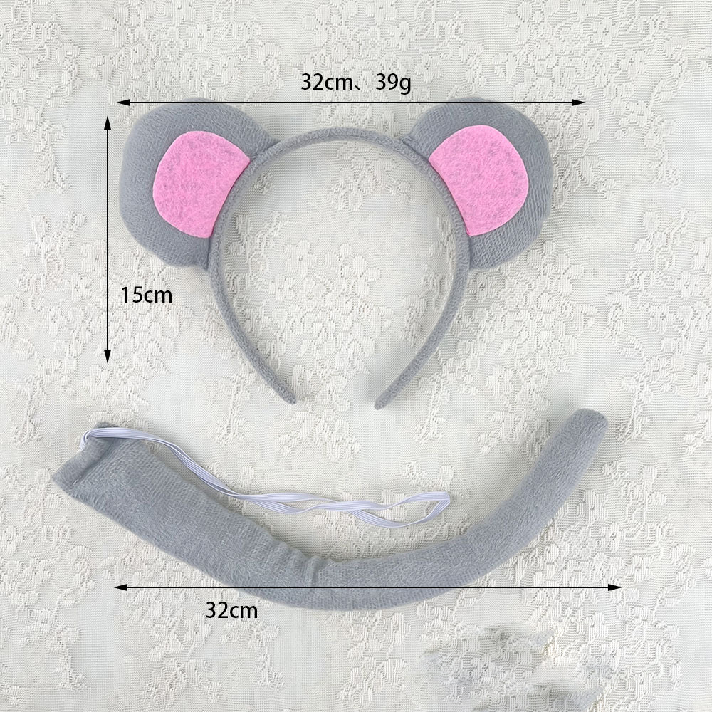 Gray mouse ears tail