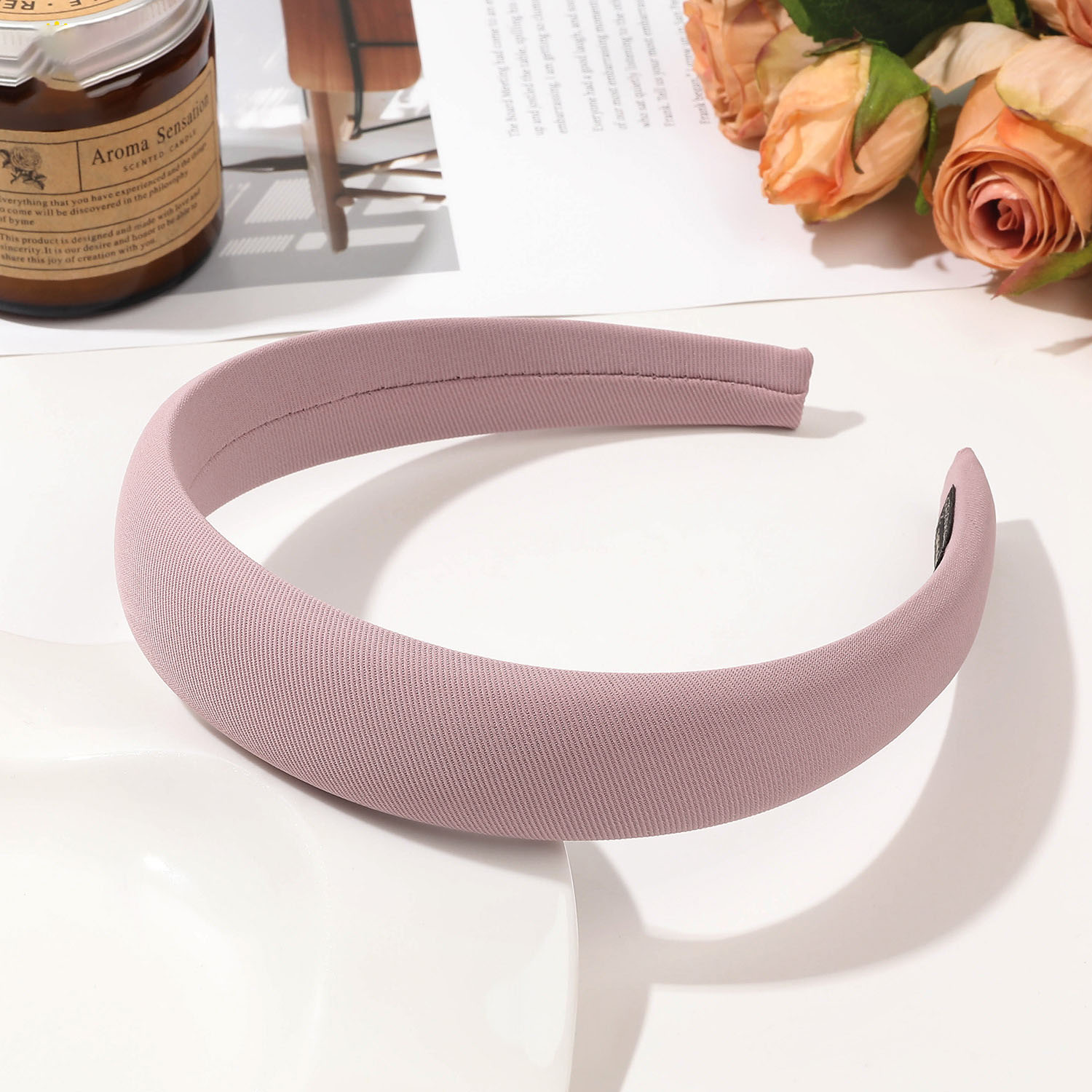 Twill sponge hair hoop-skin powder