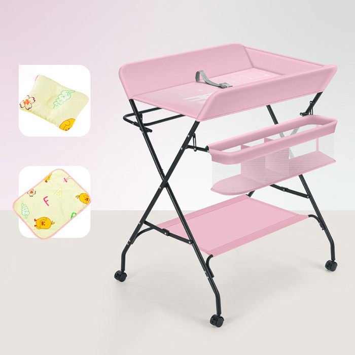 Luxury - cherry blossom powder   storage basket   clothes drying pole   storage rack   cardan wheel