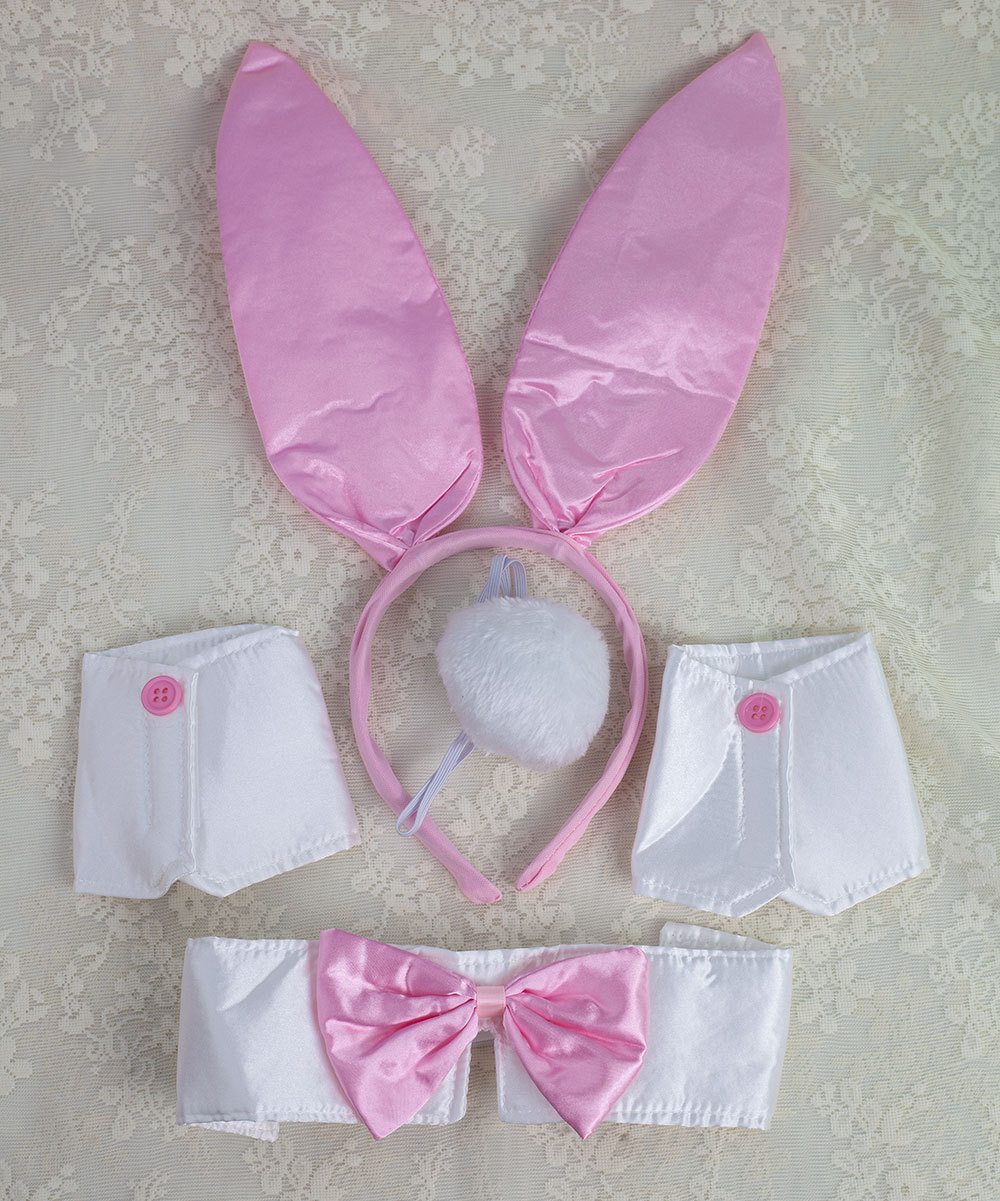 Pink Ding Rabbit Ear 4-piece Set