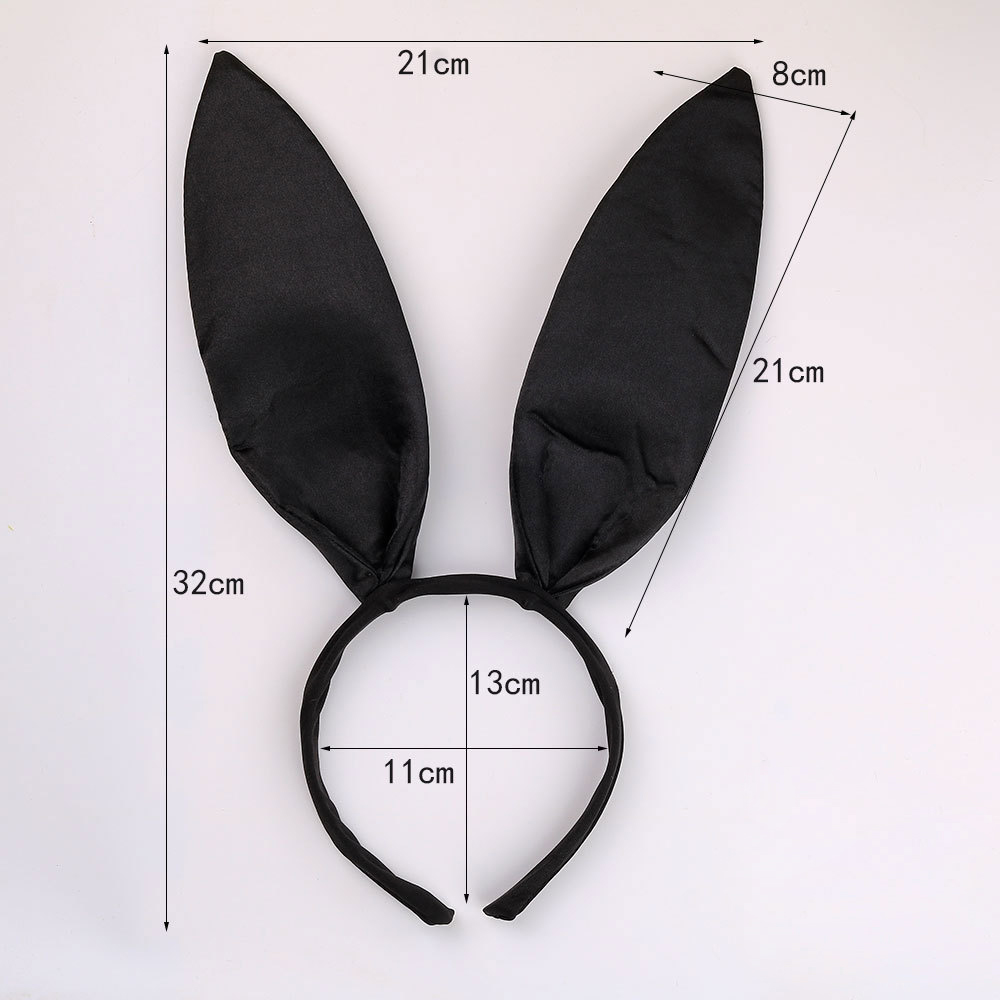 Flat black Ding Rabbit Ear