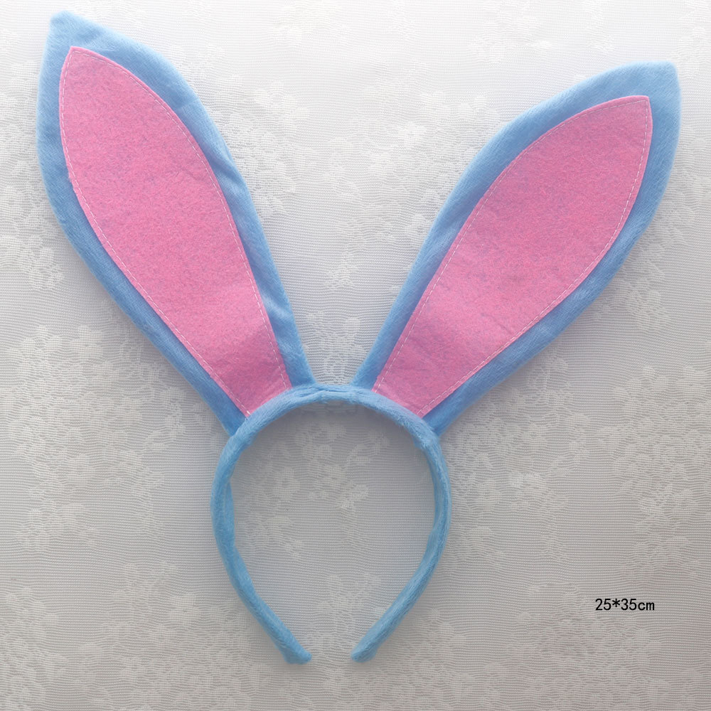 Pink Sky Blue Long Eared Rabbit