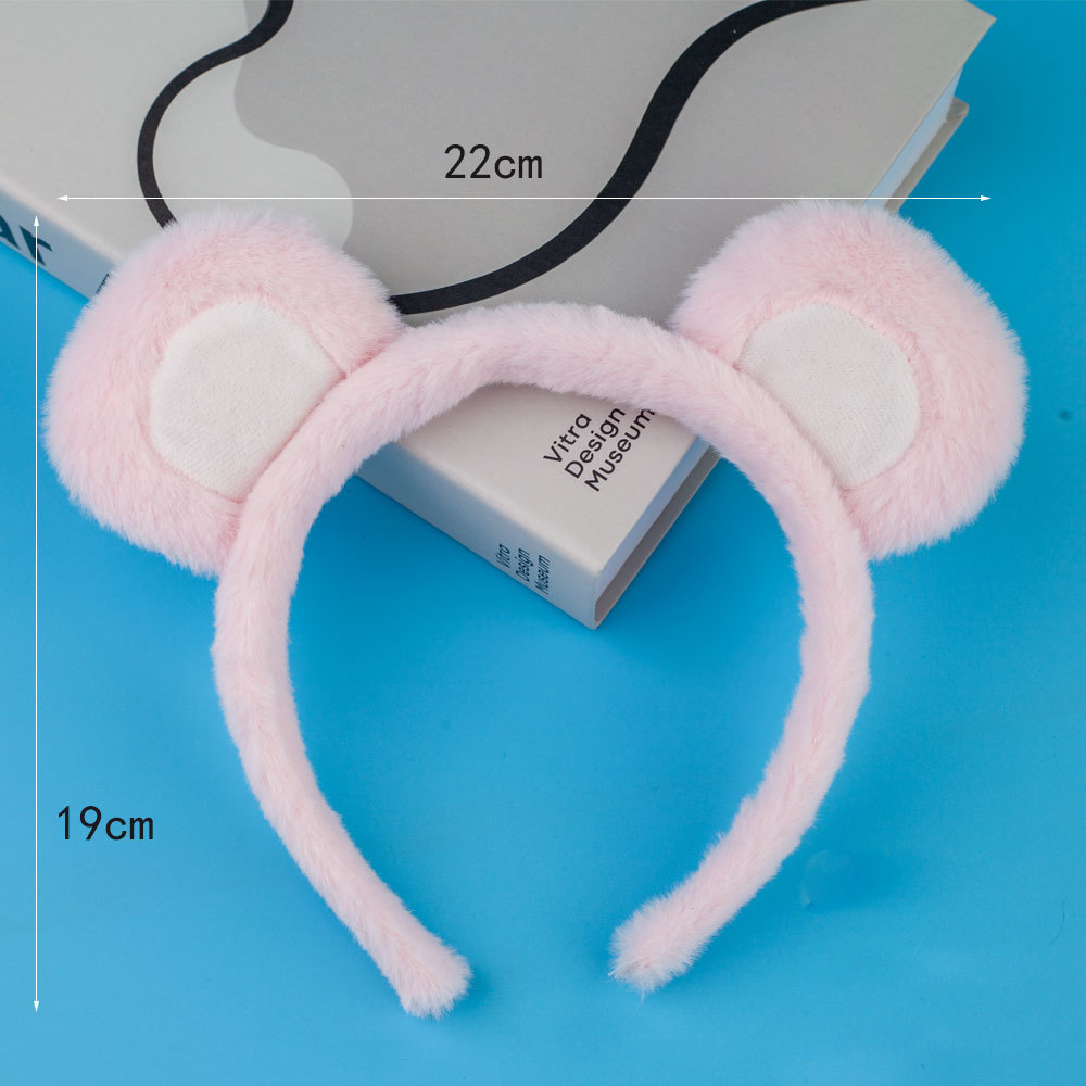 Rabbit velvet pink teddy bear ears