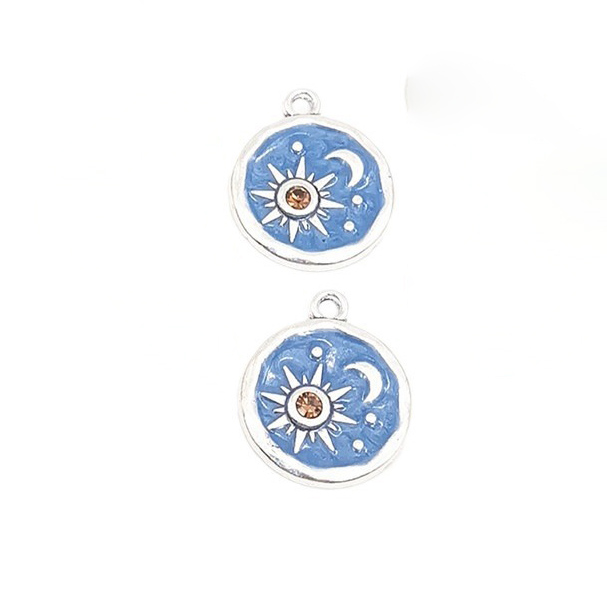 Antique silver (Blue)