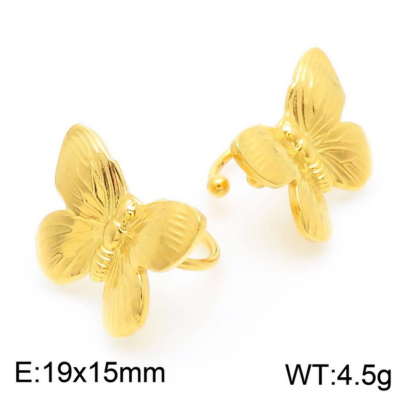 3:Gold ear hanger