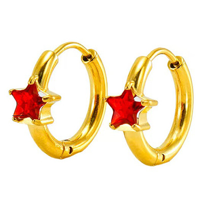 5:18K gold (red zircon)