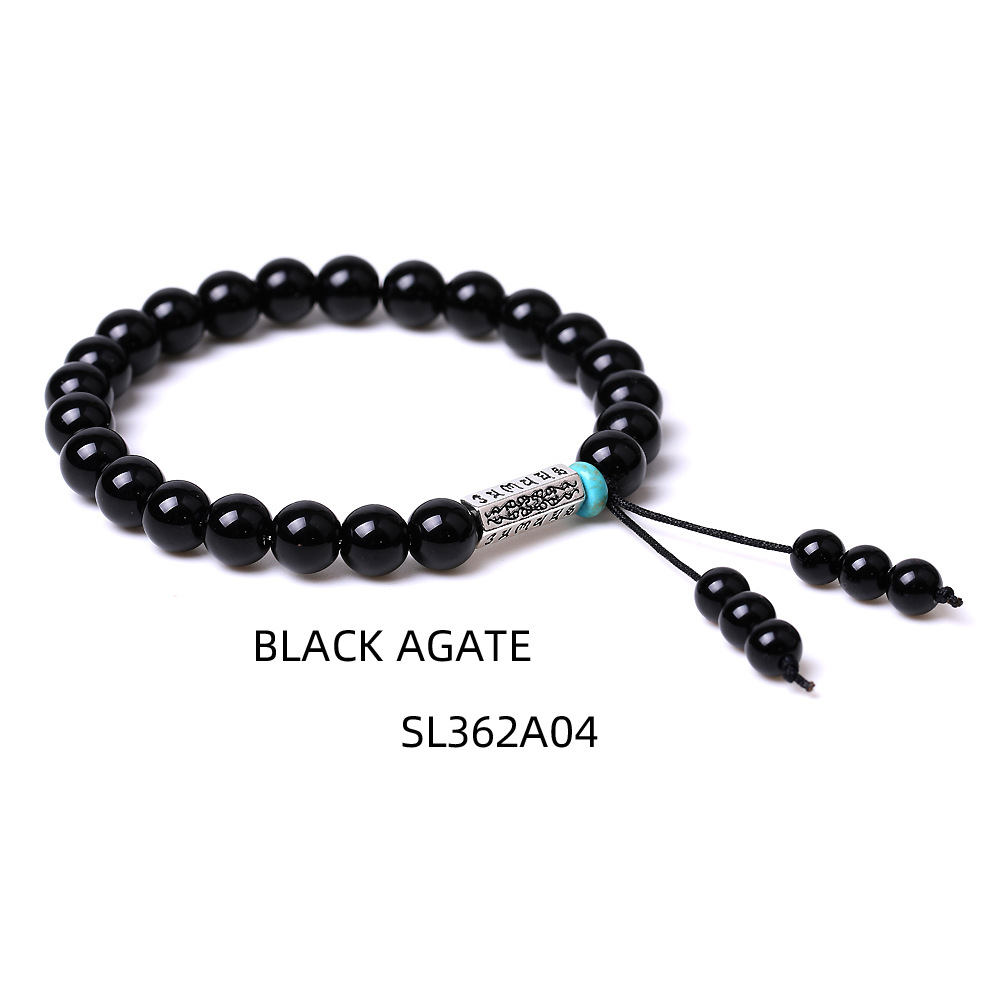 Black Agate Schwarzer Achat